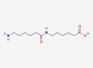 Two-dimensional chemical structure of Aminocaproic Acid Dimer Impurity, CAS 2014-58-6