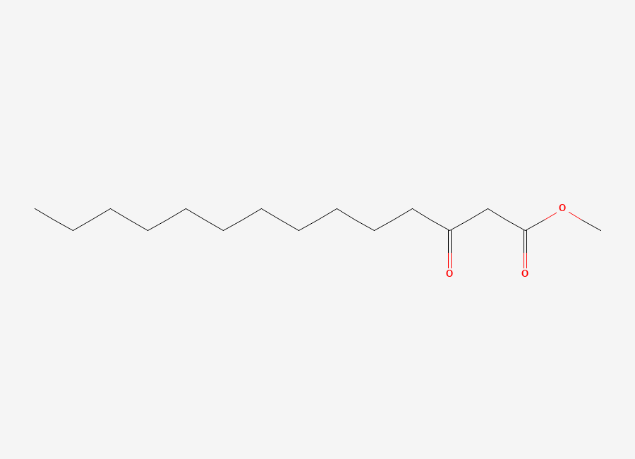 Two-dimensional chemical structure of Methyl 3-oxotetradecanoate