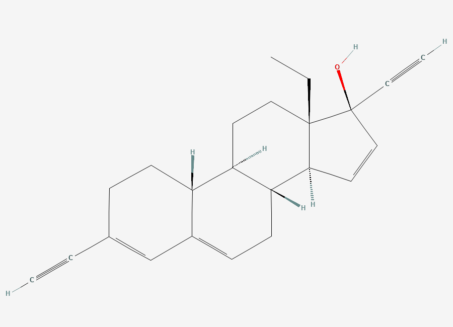 Two-dimensional chemical structure of Diethynyl-gestodene