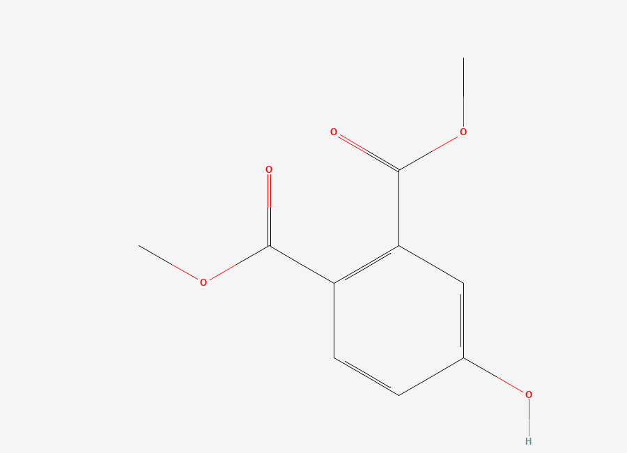 Two-dimensional chemical structure of Dimethyl 4-hydroxyphthalate