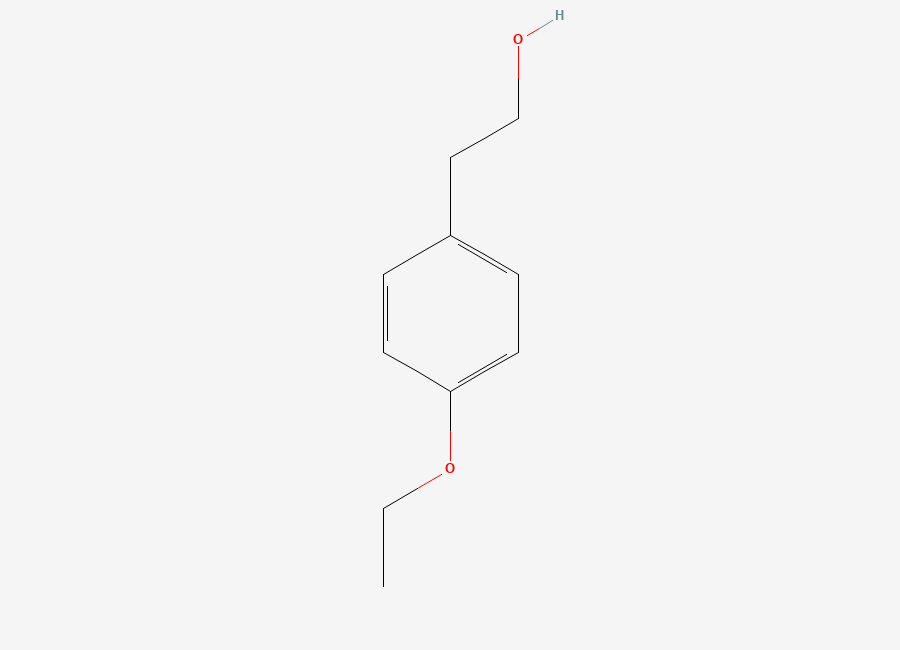 Two-dimensional chemical structure of 2-(4-Ethoxyphenyl)ethanol