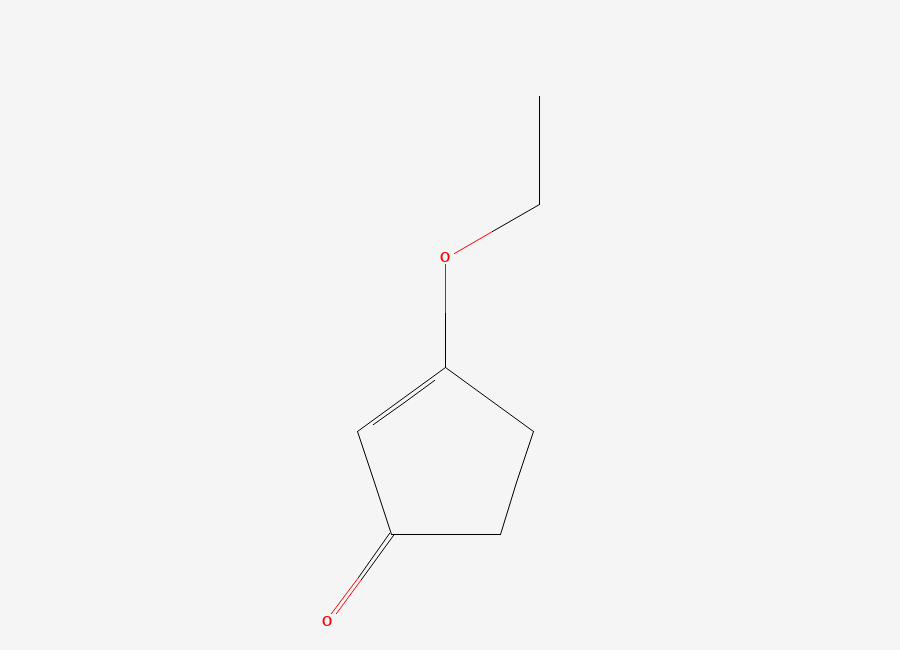 Two-dimensional chemical structure of 3-Ethoxycyclopent-2-en-1-one