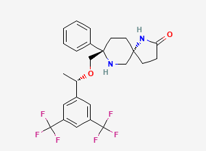 Two-dimensional chemical structure of Rolapitant Impurity 7