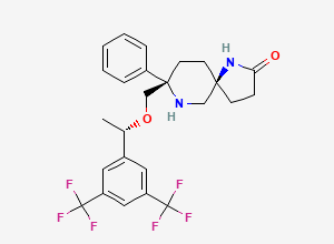 Two-dimensional chemical structure of Rolapitant (1S,2S,3S)-Isomer