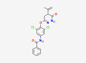 Two-dimensional chemical structure of Resmetirom Impurity 47