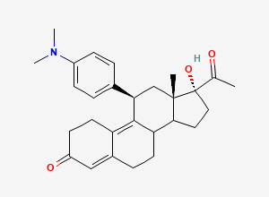 Two-dimensional chemical structure of Ulipristal Acetate Impurity G