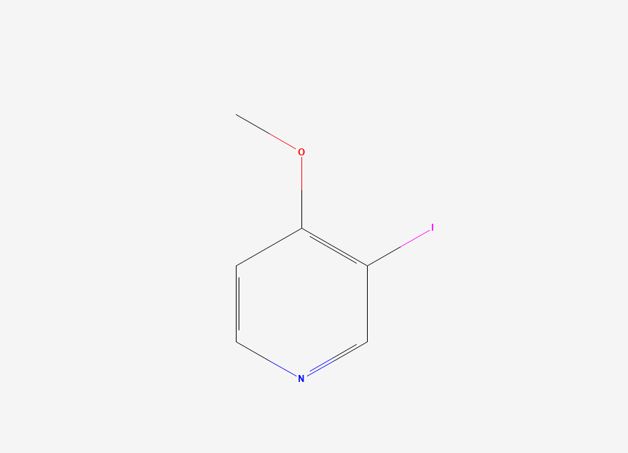 Two-dimensional chemical structure of 3-Iodo-4-methoxypyridine