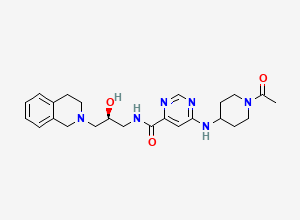 Two-dimensional chemical structure of Pemrametostat