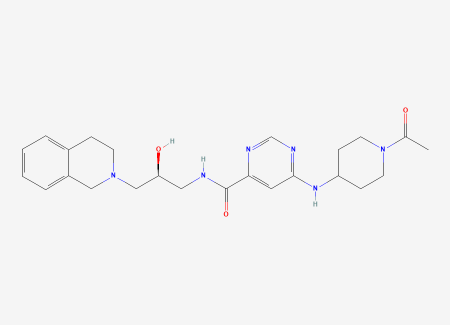 Two-dimensional chemical structure of Pemrametostat