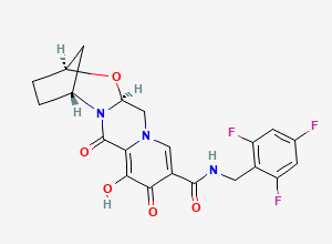 Two-dimensional chemical structure of Bictegravir Impurity 8(2S,5R,13aS)