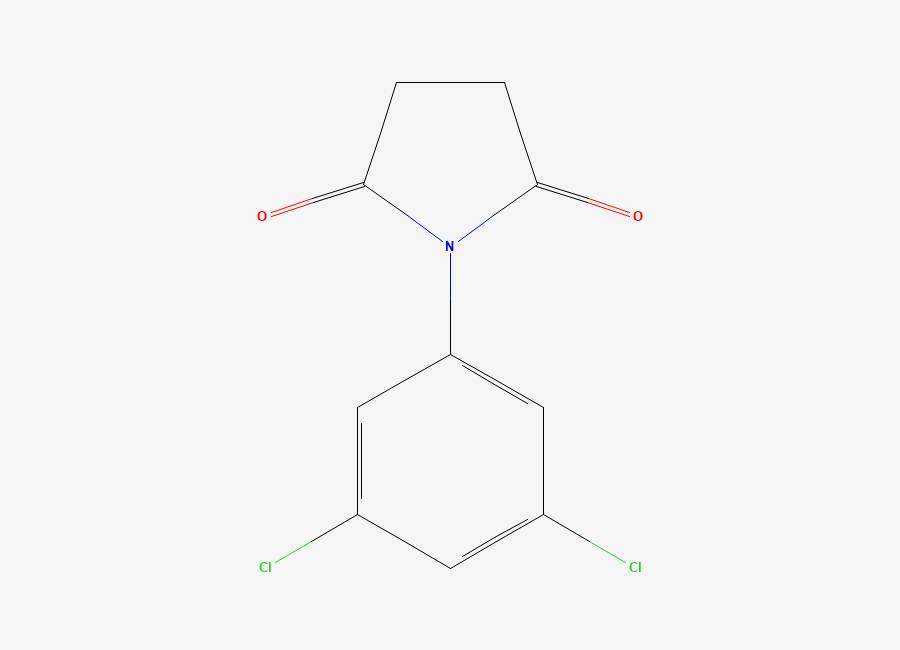 Two-dimensional chemical structure of Dimethachlon