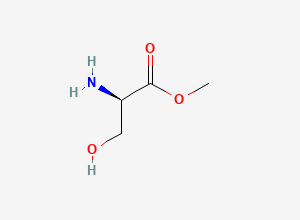 Two-dimensional chemical structure of Methyl D-serinate