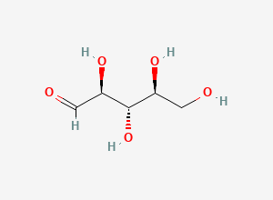 Two-dimensional chemical structure of L-Ribose