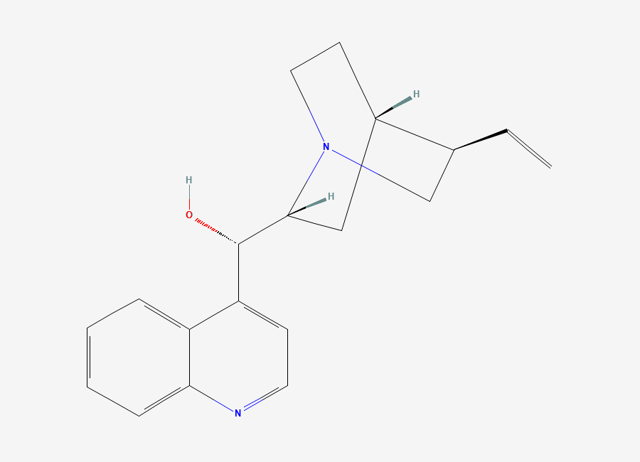 Two-dimensional chemical structure of Cinchonine, CAS 118-10-5