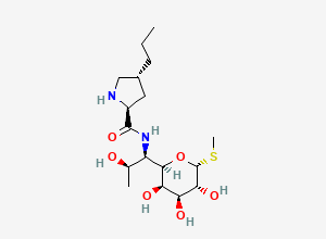 Two-dimensional chemical structure of Lincomycin EP Impurity C (Free Base) / N-Desmethyl Lincomycin, CAS 2256-16-8