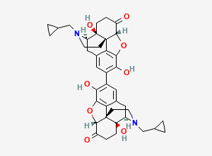 Two-dimensional chemical structure of Naltrexone EP Impurity D, CAS 607732-61-6
