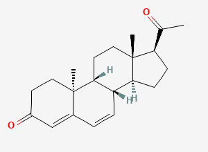 Two-dimensional chemical structure of Dydrogesterone, CAS 152-62-5