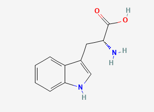 Two-dimensional chemical structure of D-Tryptophan, CAS 153-94-6