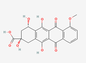 Two-dimensional chemical structure of Doxorubicin Impurity 44