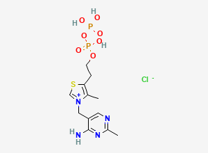 Two-dimensional chemical structure of Cocarboxylase (INN:DCF:JAN), CAS 154-87-0