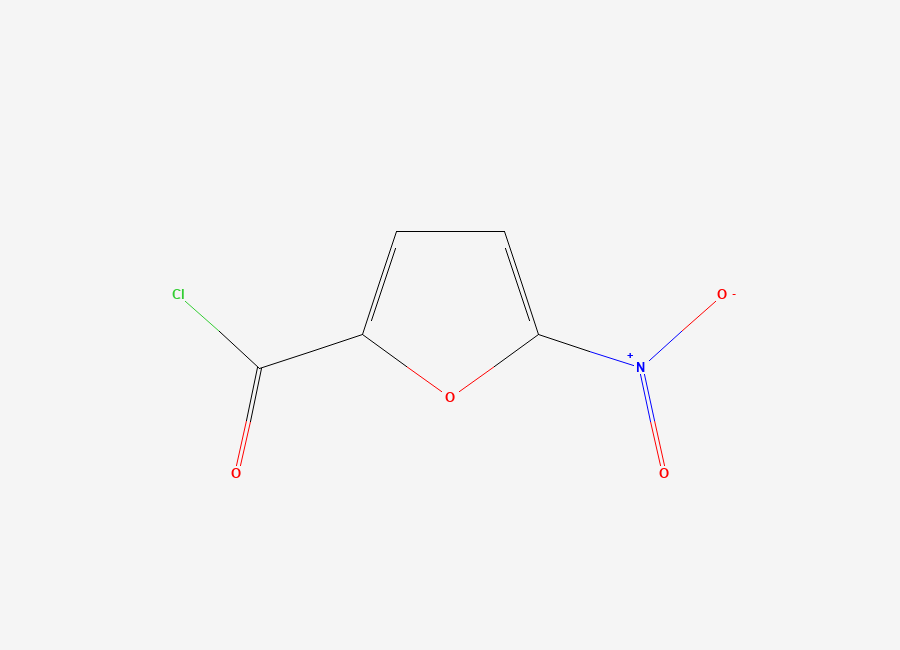 Two-dimensional chemical structure of 5-Nitrofuroyl chloride