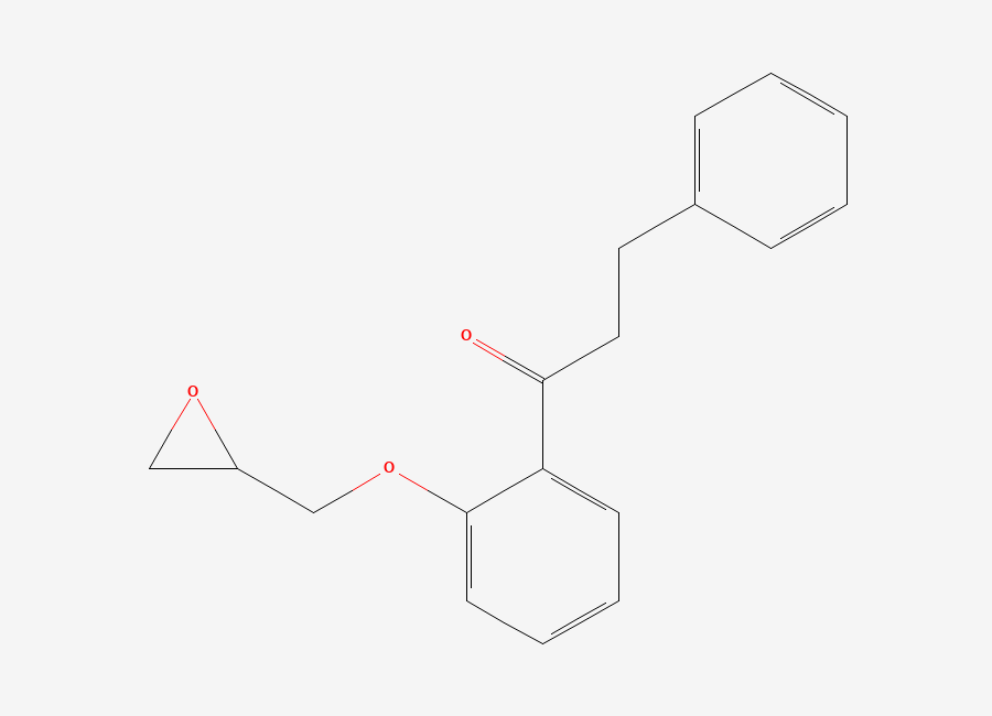 Two-dimensional chemical structure of Propafenone EP Impurity C, CAS 22525-95-7