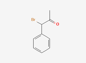 Two-dimensional chemical structure of 2-Propanone, 1-bromo-1-phenyl-