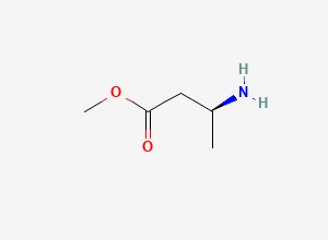 Two-dimensional chemical structure of Methyl (3S)-3-aminobutanoate