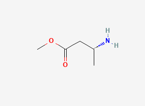 Two-dimensional chemical structure of (R)-Methyl 3-aminobutanoate