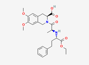 Two-dimensional chemical structure of Moexipril