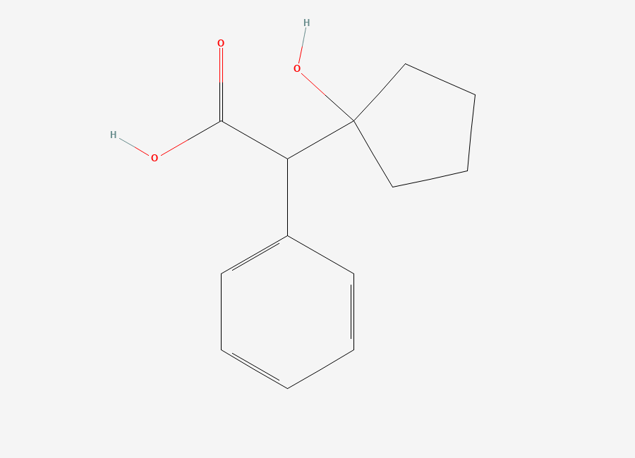 Two-dimensional chemical structure of Cyclopentolate EP Impurity A, CAS 25209-52-3