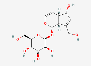 Two-dimensional chemical structure of Aucubin