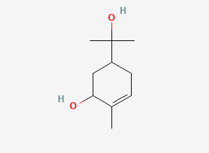 Two-dimensional chemical structure of Sobrerol, CAS 498-71-5
