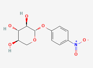 Two-dimensional chemical structure of p-nitrophenyl beta-D-xylopyranoside