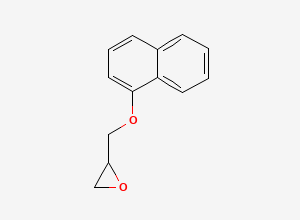 Two-dimensional chemical structure of Propranolol Epoxide, CAS 2461-42-9