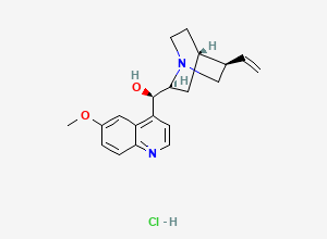 Two-dimensional chemical structure of Quinine Hydrochloride