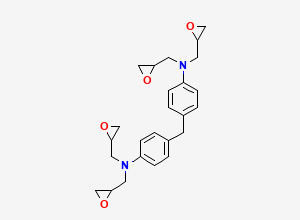 Two-dimensional chemical structure of Tetraglycidyl 4,4'-diaminodiphenylmethane