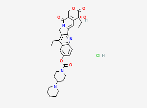 Two-dimensional chemical structure of Oratecan