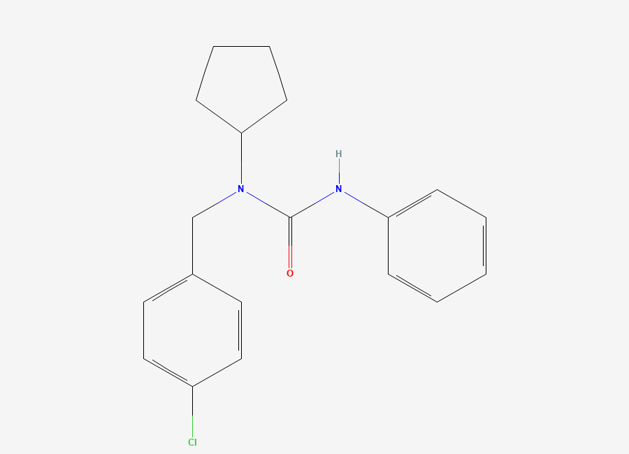 Two-dimensional chemical structure of Pencycuron