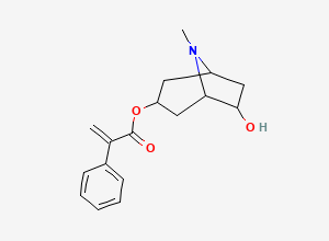 Two-dimensional chemical structure of 6-Hydroxyapoatropine