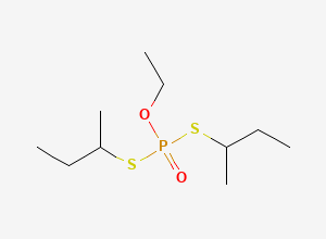 Two-dimensional chemical structure of Cadusafos
