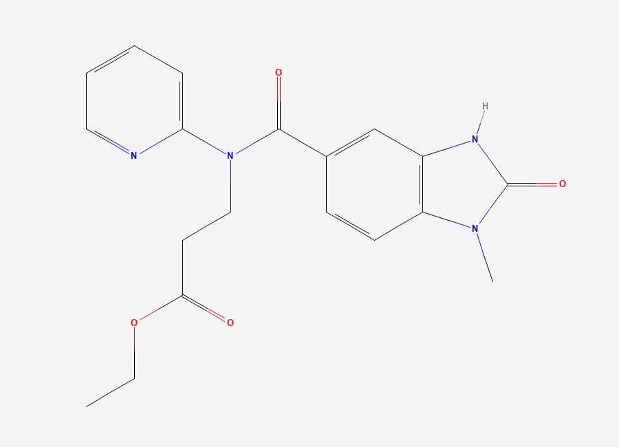 Two-dimensional chemical structure of Dabigatran etexilate-11, CAS 1642853-67-5