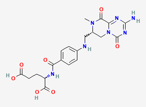 Two-dimensional chemical structure of (6S)-Mefox