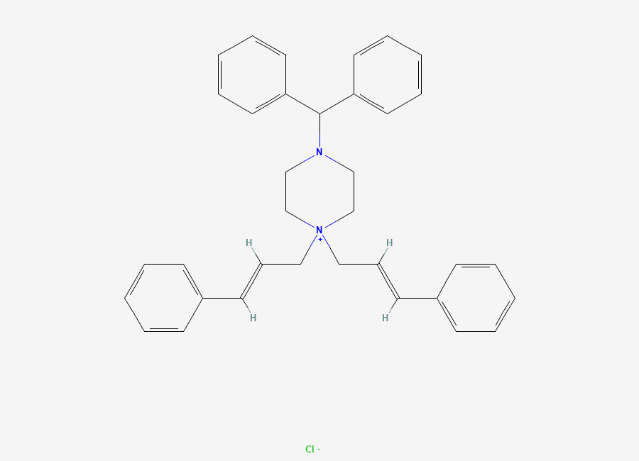 Two-dimensional chemical structure of Cinnarizine EP Impurity C