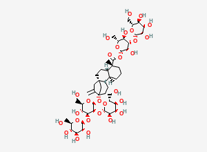 Two-dimensional chemical structure of Rebaudioside, CAS 1220616-34-1