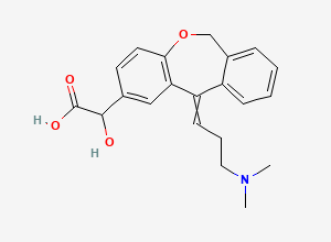 Two-dimensional chemical structure of Alpha-Hydroxy Olopatadine (>90%)