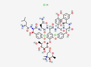 Two-dimensional chemical structure of Vancomycin EP Impurity A (HCl Salt), CAS 213997-73-0
