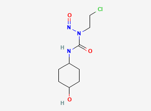 Two-dimensional chemical structure of cis-4’-Hydroxy CCNU Lomustine, CAS 52049-26-0