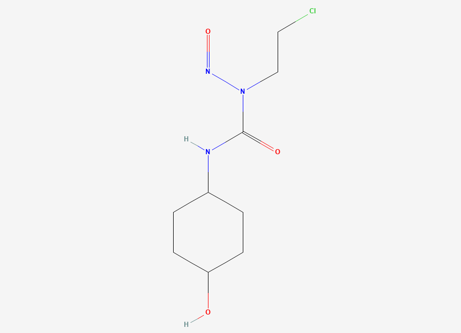 Two-dimensional chemical structure of cis-4’-Hydroxy CCNU Lomustine, CAS 52049-26-0