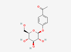 Two-dimensional chemical structure of Picein